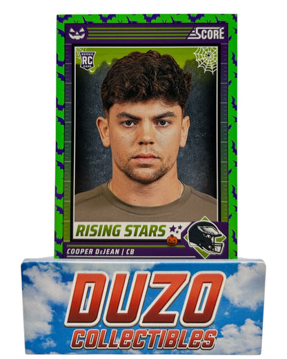 Cooper DeJean Rising Stars Rookie Green Bat Panini Score a Treat 2024 No.135