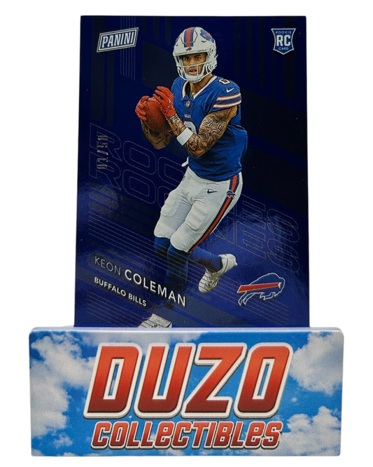 Keon Coleman Rookie Blue Color-Match 1/50 Panini The National 2024 No.RC6