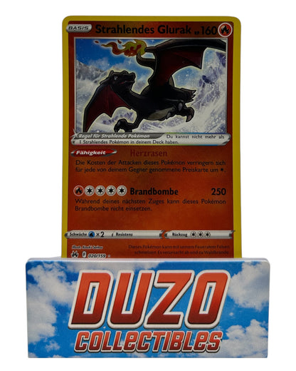 Strahlendes Glurak Zenit der Könige Pokemon 2023 No.020/159