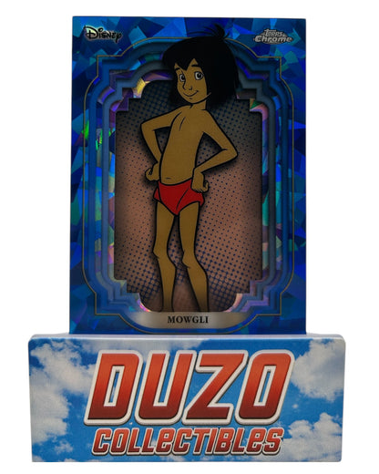 Mowgli Sapphire Blue Cracked Ice Disney Topps Chrome 2024 No.30