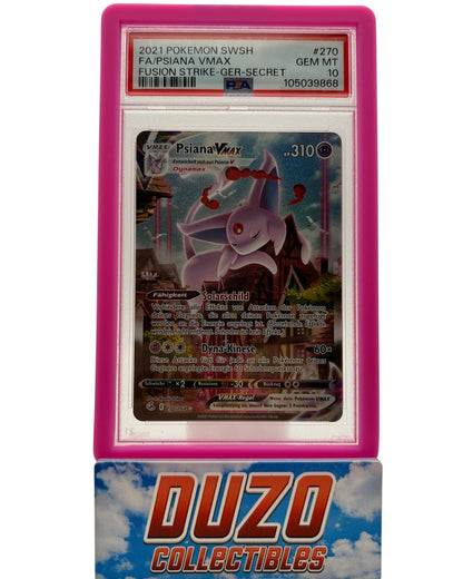 Psiana VMAX Alternate Art 2021 Pokemon Fusion Strike No.270 PSA 10