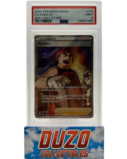 Kindler FullArt 2022 Pokemon Brilliant Stars No.170 PSA 9