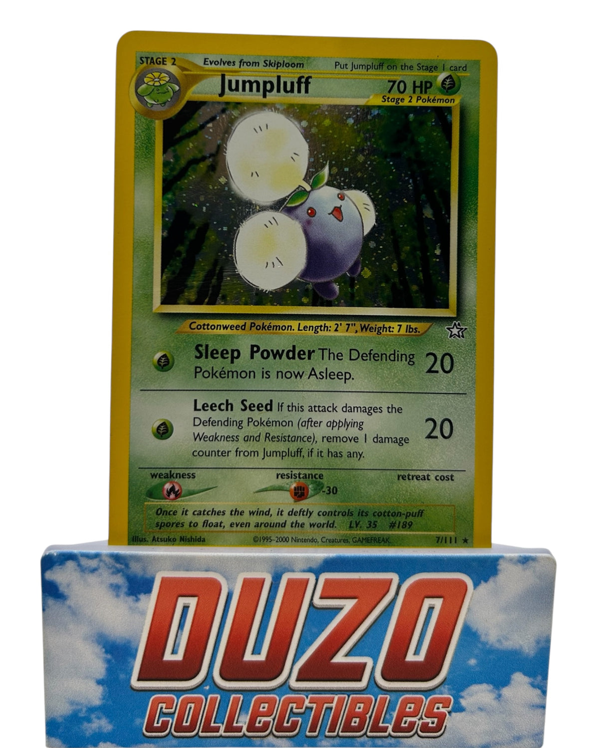 Jumpluff Holo 2000 Pokemon Neo Genesis No.7/111