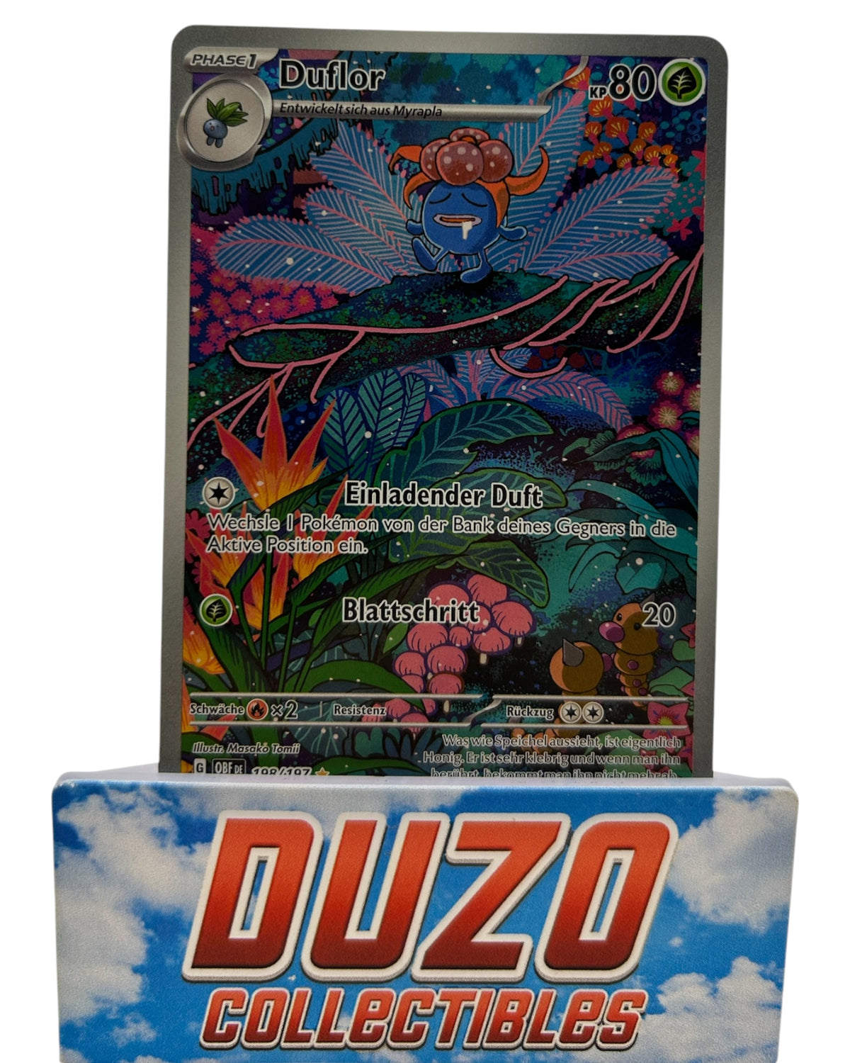 Duflor Illustration Rare 2023 Pokemon Obsidian Flames No.198/197